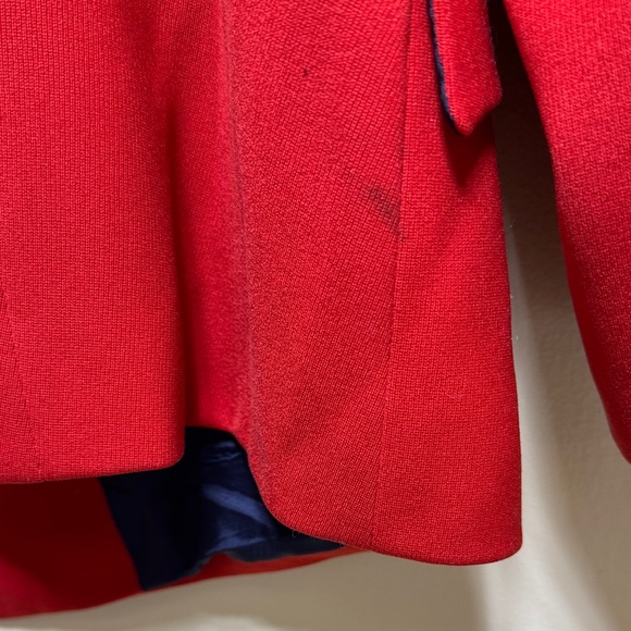 Escada Scarlet Blazer with Midnight Collar - Picture 12 of 16